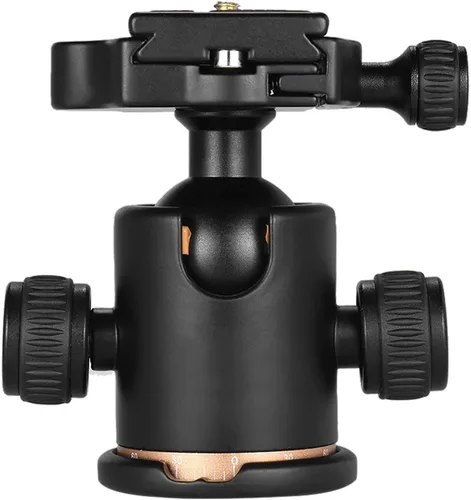 Miniatura 5 de Andoer cabezal de trípode, con rotación de 360 grados. Trípode para cámara con placa de liberación rápida y cabeza de bola, carga máxima de 8 kg