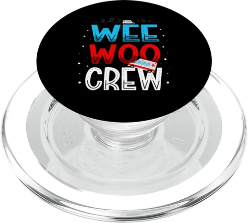 Miniatura 8 de Wee Woo Crew Ambulancia Técnico Paramédico EMT PopSockets intercambiables PopGrip