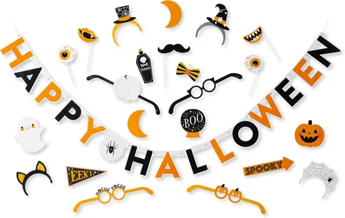 Miniatura 6 de American Greetings Kit de decoración de coche para Halloween para maletero o golosina, cementerio (42 unidades)