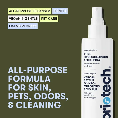 Miniatura 2 de BRIOTECH Aerosol de ácido hipocloroso puro y limpiador, solución tópica HOCl premium original, limpiador multiusos, aprobado para familias y apto