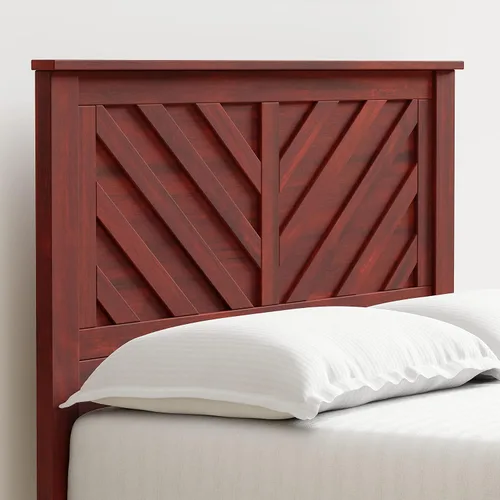 Miniatura 3 de Glenwillow Home LaFerme - Cabecero de madera con panel en color cerezo, tamaño matrimonial