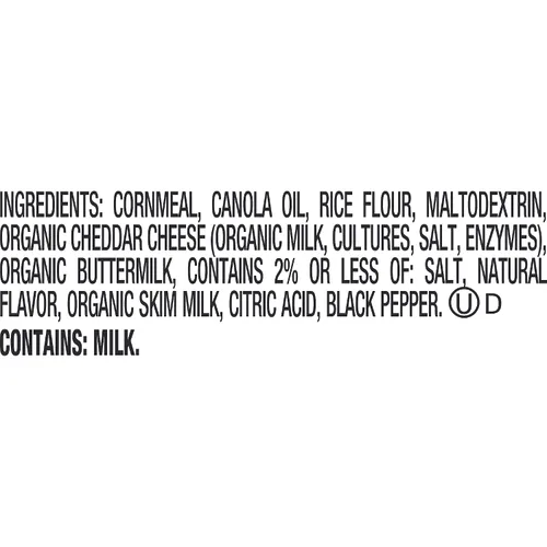 Miniatura 3 de Pirate's Booty Soplados de queso cheddar blanco envejecido, 24 unidades, bolsas de 0.5 onzas, sin gluten, aperitivos saludables para niños