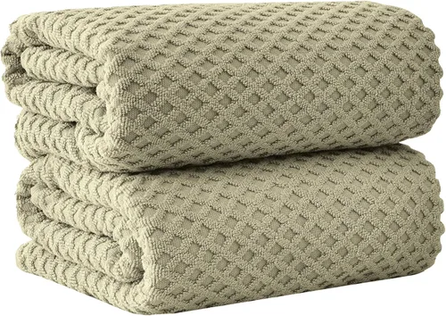 Miniatura 46 de Great Bay Home - Toallas de mano 100% algodón blanco, 6 toallas de baño suaves para manos, altamente absorbentes y de secado rápido, colección
