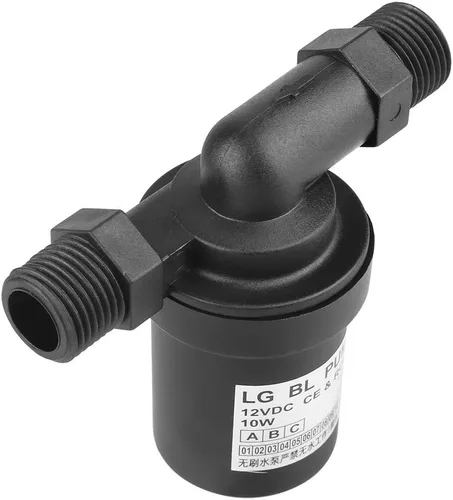 Miniatura 8 de HURRISE DC 12V 10W Calentador de agua solar Bomba de circulación sin escobillas Sumergible de bajo ruido 1/2 hilo Sistema de agua caliente para uso
