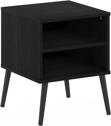 Miniatura 26 de Mesa de noche con cajón Furinno, Madera Roble francés