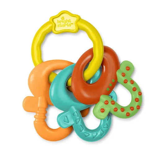 Miniatura 9 de Bright Starts Soothers & Shakers 7 piezas Set de regalo - Sonajeros, mordedores y juguetes para el cochecito sin BPA, unisex, para recién nacidos