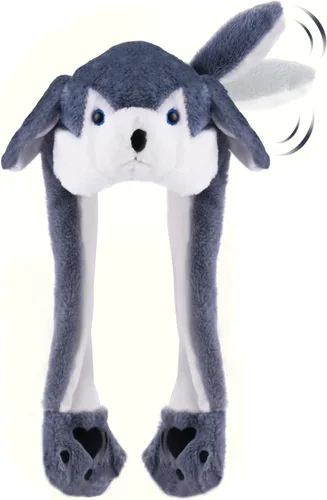 Miniatura 8 de CICITOYWO Sombrero de Animal de Peluche Divertido con Orejas en Movimiento, Gorra Saltarina Linda, Unisex, Regalo para Niños y Adultos, Fiesta