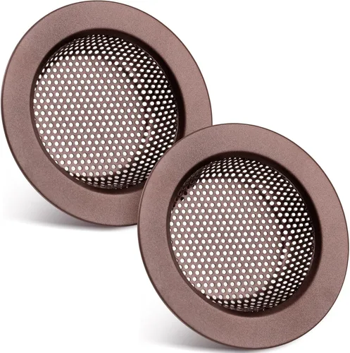 Retisee 2 piezas de colador de fregadero de acero inoxidable para fregadero de cocina, cesta de colador de drenaje, cubierta de malla, colector de