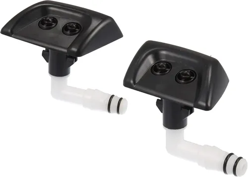 ACROPIX Boquilla de lavado de faros delanteros izquierdo derecho Jet Fit para Land Rover Range Rover Sport HSE - Paquete de 2 unidades color negro