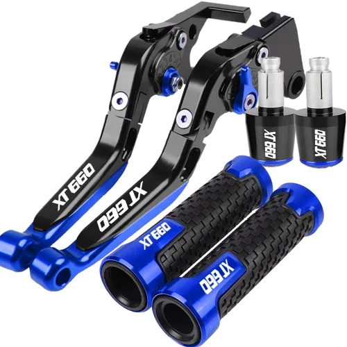 NIKKHO Palanca de embrague de freno para YA & MAHA XT660 XT660R XT660X Tenere XT 660 2004-2011 Palancas de embrague de freno manija de embrague de