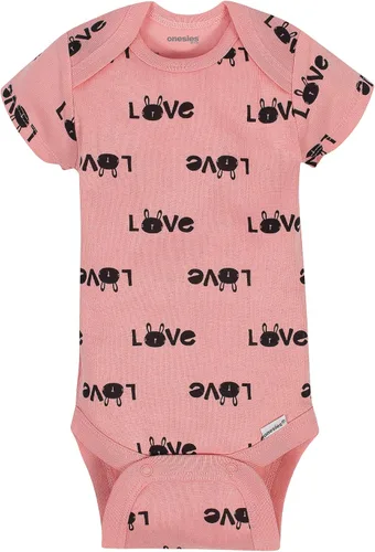 Miniatura 3 de Onesies Brand Paquete de 8 mamelucos de manga corta para bebé niñas