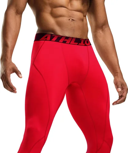 Miniatura 3 de ATHLIO Men's Thermal Compression Pants, Athletic Running Tights & Sports Leggings, Wintergear Base Layer Bottoms