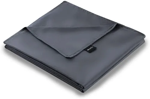 Miniatura 7 de ZonLi Funda de Edredón para Manta con Peso (Gris Leche de Almendra, 48"x72"), Funda de Edredón Suave y Transpirable Tamaño Twin Extraíble Funda