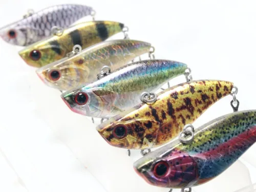 Miniatura 18 de Minnow Crankbait para pesca de lubina Señuelo de lubina Jerkbait Señuelos de pesca y caja de aparejos HC15KB