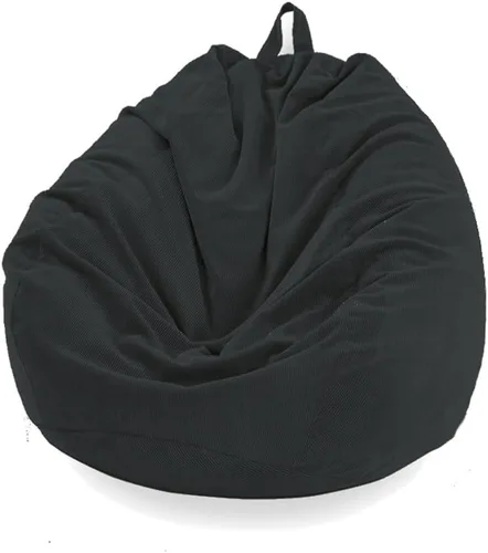 Miniatura 7 de Morbuy Funda para sillón puff para niños y adultos (sin relleno), funda de pana suave para sofá cama, lavable, de gran tamaño, para sala de estar