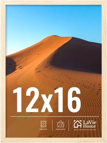 Miniatura 132 de LaVie Home Marco de fotos de 8.5 x 11 pulgadas para exhibición en pared, marco de fotos negro de 8.5 x 11 pulgadas con plexiglás HD, marco
