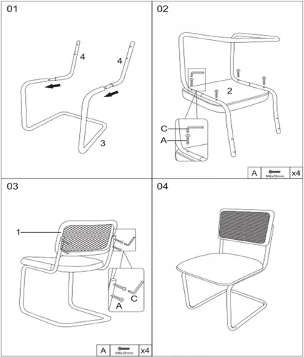 Miniatura 9 de CangLong Juego de 2 sillas de comedor de terciopelo, sillas de comedor de ratán con patas de metal y respaldo de ratán de malla natural, sillas