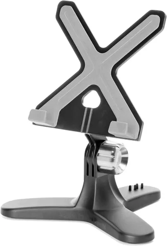 Miniatura 8 de WeatherTech Soporte para tablet (negro/gris) con pomos negros para tablet, soporte para tablet para escritorio, mesa o encimera de cocina, soporte