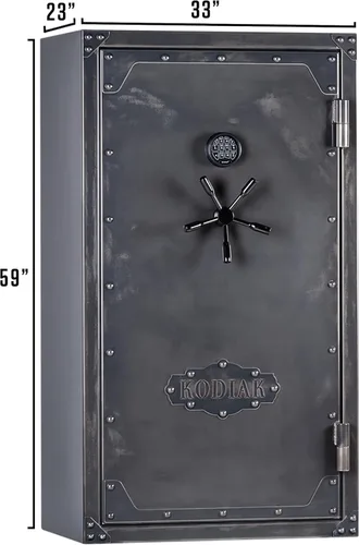 Miniatura 2 de Kodiak Caja fuerte para armas de casa para rifles y pistolas KSX5933 de Rhino Metals con nuevo sistema de seguridad SafeX 41 pistolas largas y 6