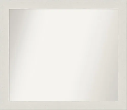 Miniatura 110 de Amanti Art Espejo de baño blanco para sobre el fregadero, 24 x 24 pulgadas, hecho a medida, espejo de tocador cuadrado blanco estrecho, marco