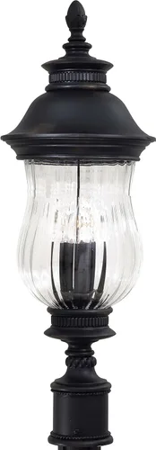 Minka Lavery Luces de poste para exteriores 8909-94, accesorio de iluminación exterior de aluminio fundido Newport, 120 vatios, Heritage