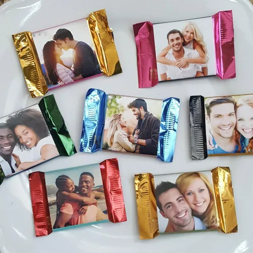 Miniatura 5 de Picture Perfect - Envolturas de boda para cuadros de chocolate Ghirardelli (juego de 100 envoltorios)