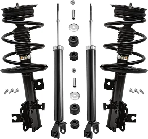 Miniatura 77 de Detroit Axle - Amortiguadores de puntales para Nissan Sentra 2007-2012 [Base S SL SR] Puntales delanteros completos con amortiguadores traseros