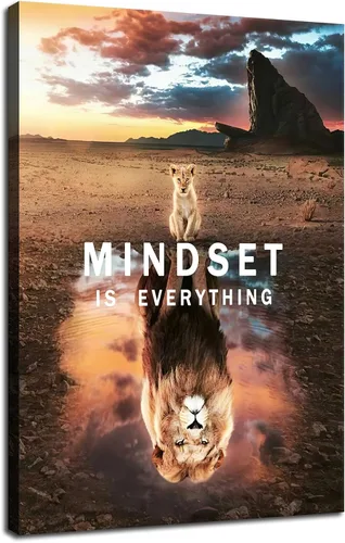 Miniatura 14 de Lienzo inspirador para pared, póster inspirador de águila animal, emprendedor, cita positiva, ilustración, decoración de oficina, marco de regalo