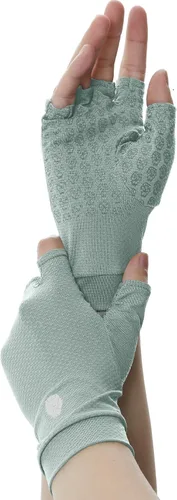 Miniatura 12 de Guantes sin dedos SPF para hombre y mujer, guantes de conducción unisex con protección solar UPF 50+ con gel de silicona