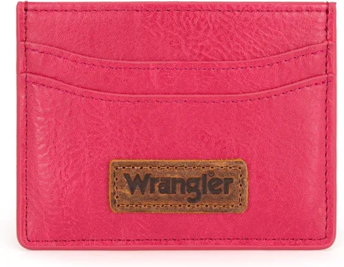 Miniatura 16 de Montana West X Wrangler - Tarjetero para mujer, con bloqueo RFID, llavero con ventana de identificación y bolsillo con cremallera para monedas