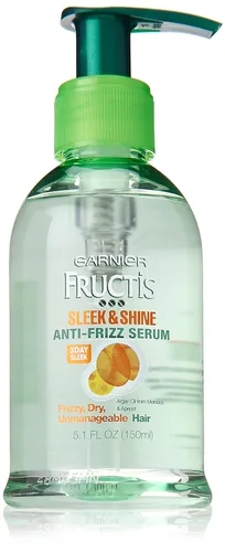 Miniatura 19 de Garnier Fructis Sleek & Shine - Suero antiencrespamiento para cabello seco, aceite de argán, 5.1 onzas líquidas, 2