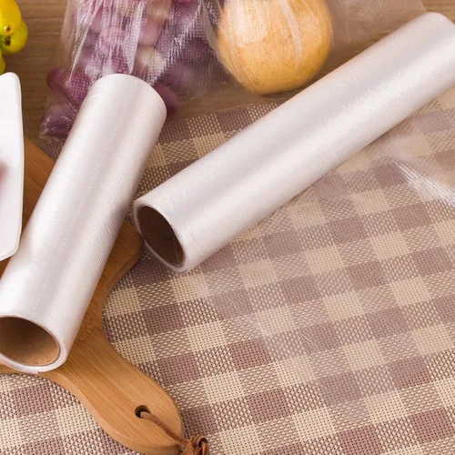 Miniatura 6 de Bolsas de almacenamiento de alimentos de 12 x 16 pulgadas, bolsa de plástico transparente, bolsas de plástico desechables para alimentos y verduras