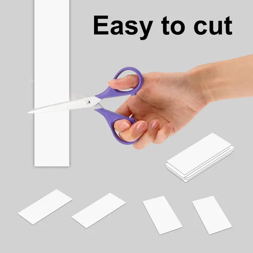 Miniatura 5 de Cinta magnética adhesiva de 1 pulgada x 10 pies, tiras magnéticas flexibles con respaldo adhesivo 3M, rollo de cinta magnética