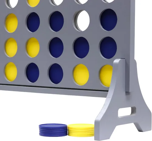 Miniatura 2 de Tailgating Pros Cuatro Gigante Gris Premium en una Fila con Estuche de Transporte - Juego de Patio Exterior Jumbo de Gran Tamaño - Conecta Múltiples