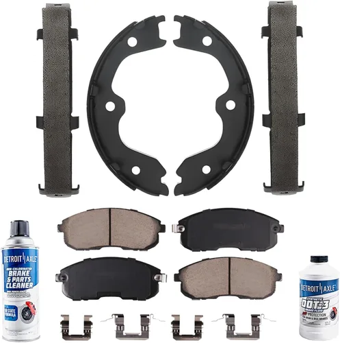 Miniatura 86 de Detroit Axle - Kit de freno delantero para Dodge Ram 1500 Durango Dakota Chrysler Aspen Dakota Driver Side Disco Freno Pinza de freno de cerámica