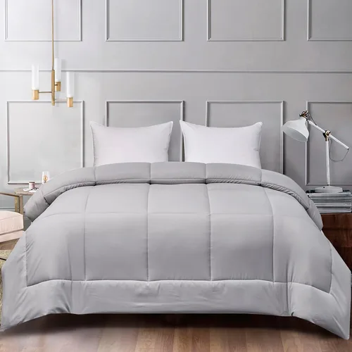 Miniatura 22 de Blue Ridge Home Fashions - Edredón sintético de microfibra para todas las estaciones, relleno de poliéster hipoalergénico, gemelo Chocolate/Khahi