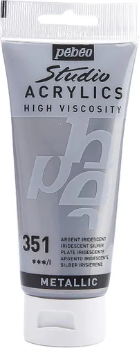 Miniatura 16 de Pebeo Acrílico de alta viscosidad 0.3 oz líquidas Gris neutro