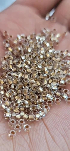 Miniatura 5 de Bead It Wear It Love It Cuentas de Cabello Transparentes con Forro Dorado Loc Sprinkle, Accesorios para el Cabello DreaLock Cristal Transparente