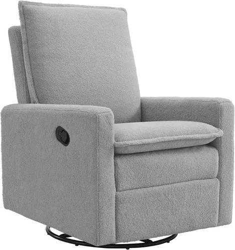 Miniatura 6 de Oxford Baby Uptown Power Sillón Reclinable/Mecedora, Pana, Gris Ceniza