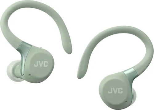 Miniatura 2 de JVC Fitness Series - Auriculares deportivos inalámbricos con ganchos ajustables, cancelación activa de ruido, modo de sonido ambiental, IP57 Verde