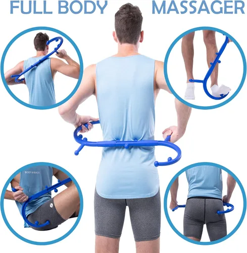 Miniatura 8 de Herramienta para automasaje Body Back Company, terapia de punto de activación, Azul