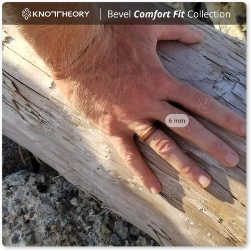 Miniatura 51 de Knot Theory - Anillo de boda de silicón para hombres y mujeres Anillos de goma finos de calidad superior con gran estilo, comodidad; son ideales