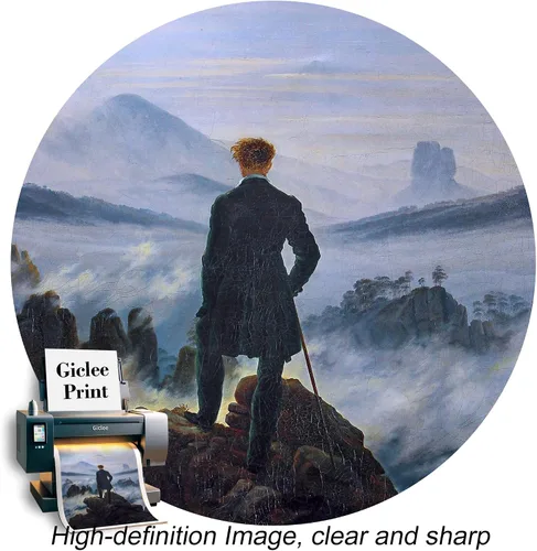 Miniatura 543 de A&T ARTWORK Campo de trigo con cipreses de Van Gogh Las reproducciones de arte clásico mundial, impresiones en lienzo giclée para decoración