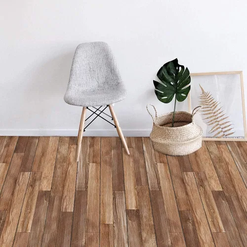 Miniatura 15 de 7 calcomanías de vinilo antideslizantes para tablones de suelo, despegar y pegar, calcomanías de pared extraíbles para decoración del hogar