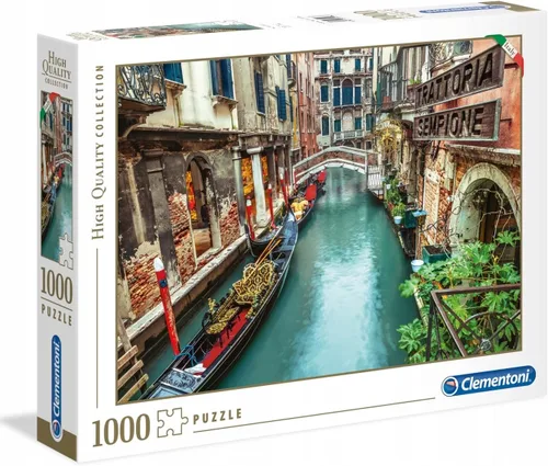 Miniatura 3 de Clementoni Colección 39458 - Rompecabezas del canal de Venecia para adultos y niños - 1000 piezas, a partir de 10 años