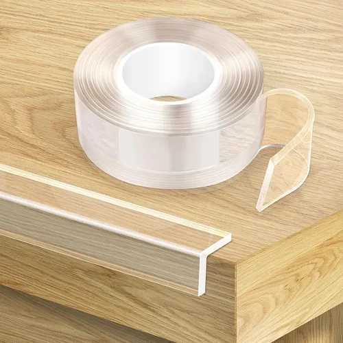 Miniatura 9 de Protectores de esquina a prueba de bebés, protector de esquina transparente, protector de borde suave de 6.6 pies (6.6 ft), protectores de esquina