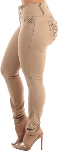 Miniatura 7 de Moda Xpress - Jeans levantadores de glúteos para mujer, ajustados, de cintura alta, elásticos