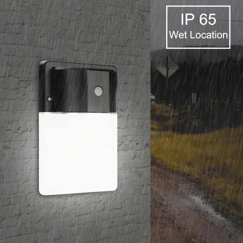 Miniatura 3 de kadision Mini paquete de pared LED con fotocélula del atardecer al amanecer, 13 W, 5000 K, 1430 lm (equivalente incandescente de 100 W), accesorio