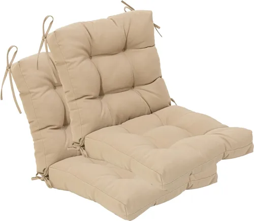 Miniatura 54 de QILLOWAY - Cojín o respaldo para asiento de exterior, cojín de repuesto, primavera/verano, Moderno, Beige