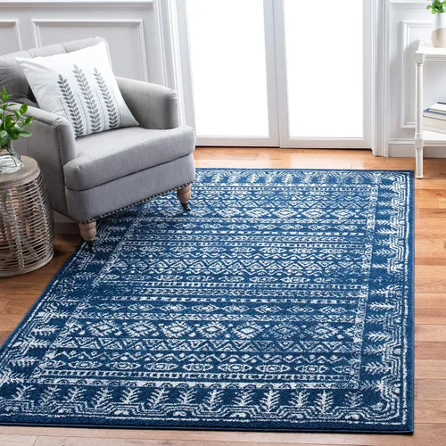 Miniatura 38 de SAFAVIEH Alfombra de área de 12 x 15 pulgadas, colección Tulum, grande, diseño marroquí bohemio envejecido, no desprende pelusa y fácil de limpiar